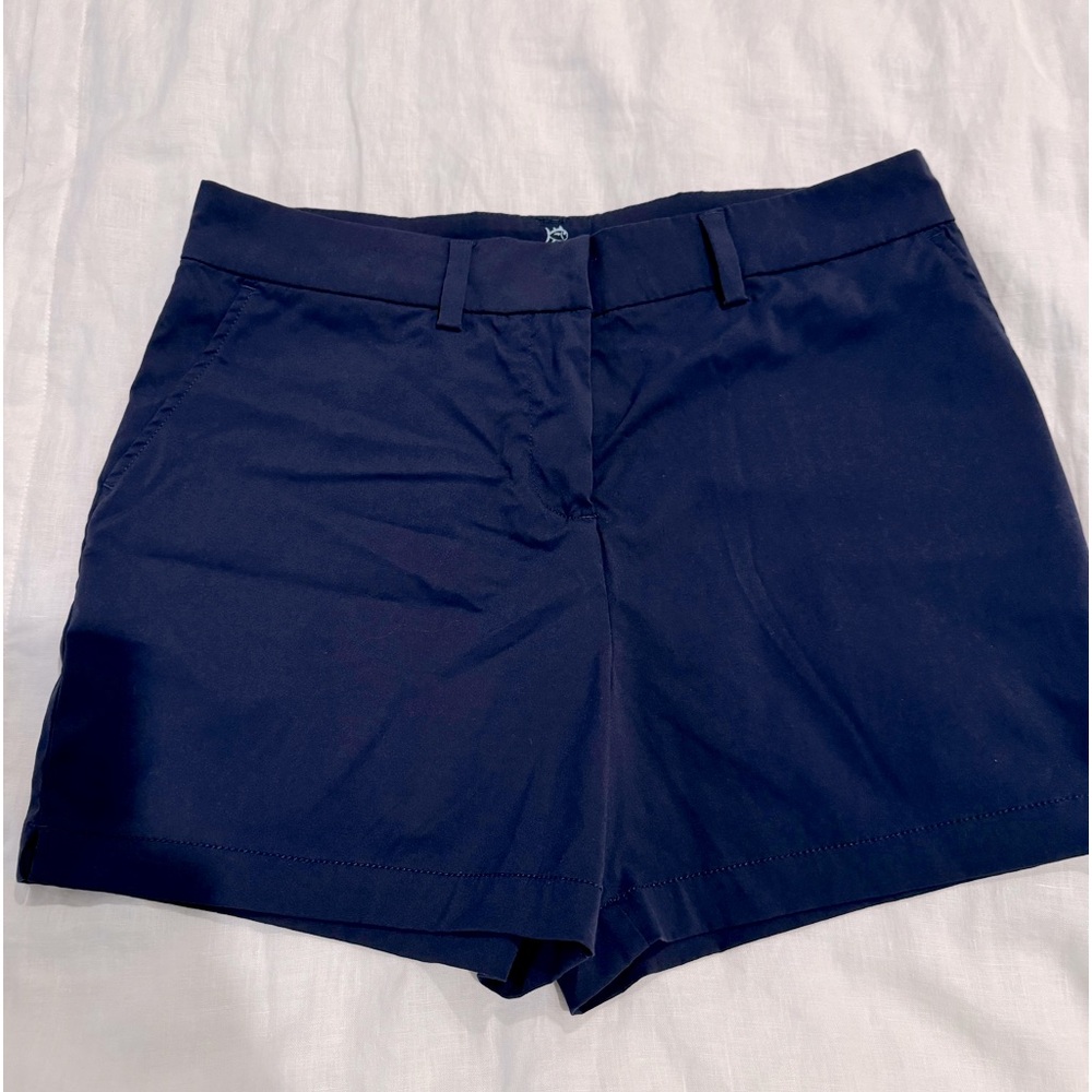 NWOT Southern Tide Nylon Navy Shorts, Size 4
